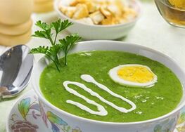 Cremesuppe mit Proteindiät