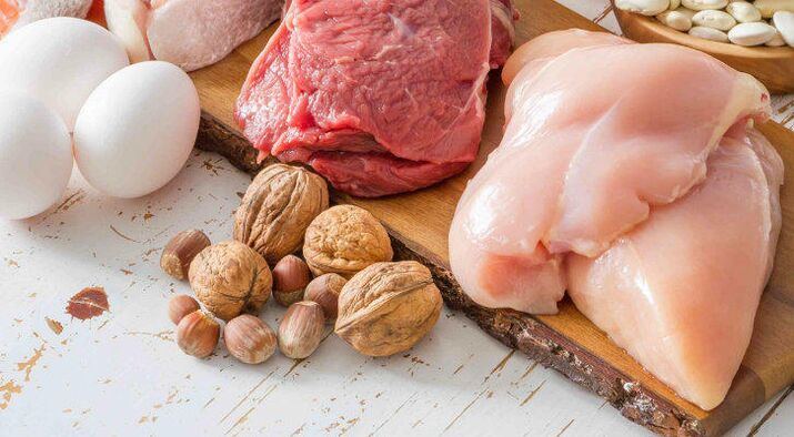 Proteindiät zum Abnehmen.
