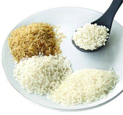 Mahlzeit mit Reis, um Gewicht pro Woche um 5 kg zu verlieren